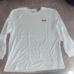 Pink Victoria's Secret White Tee